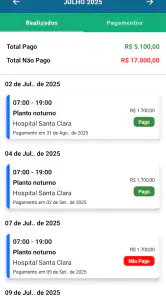 Plantãozinho screenshot