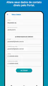 Portal do Paciente HC screenshot