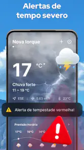 Previsão do tempo, Radar local screenshot