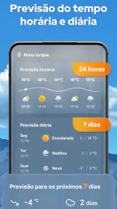 Previsão do tempo, Radar local screenshot