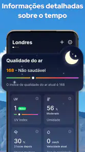 Previsão do tempo, Radar local screenshot