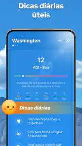 Previsão do tempo, Radar local screenshot