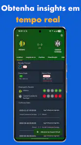 Previsões de IA 360Score screenshot