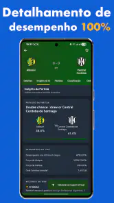 Previsões de IA 360Score screenshot