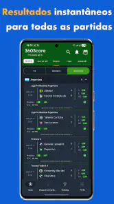 Previsões de IA 360Score screenshot