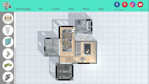 Projeto de casa | Disposição 1