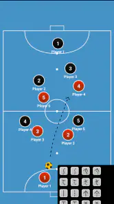 Quadro Tático: Futsal screenshot
