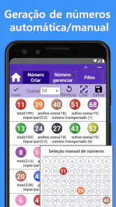 Quina (Gerador de números) screenshot