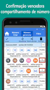 Quina (Gerador de números) screenshot