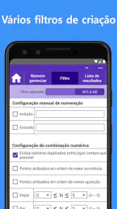 Quina (Gerador de números) screenshot