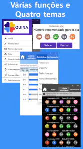 Quina (Gerador de números) screenshot