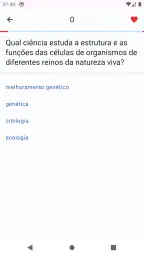 Quiz de Biologia 1