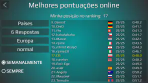 Quiz do Mapa Mundi screenshot