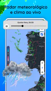 Radar meteorológico ao vivo screenshot