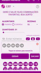 Random Números - Loterias 5