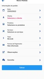 Cliente, Pedidos e Orçamentos 5