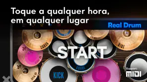 Real Drum: bateria eletrônica screenshot