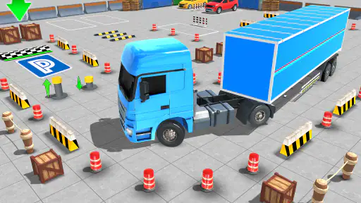 Real Semi Truck Parking Games 1