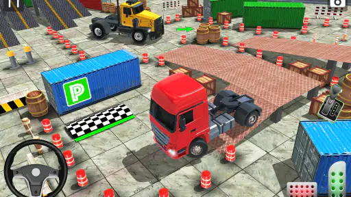 Real Semi Truck Parking Games 2