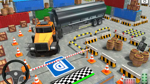 Real Semi Truck Parking Games 4