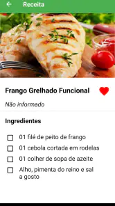 Receitas Fitness Faceis screenshot