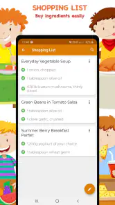 Receitas para crianças screenshot