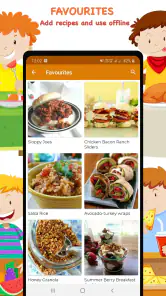 Receitas para crianças screenshot