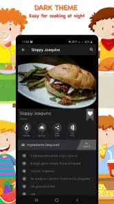 Receitas para crianças screenshot