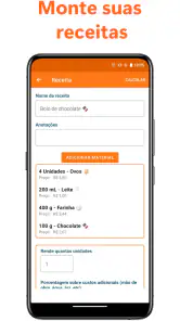 Receitas - Quanto Cobrar screenshot