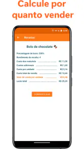 Receitas - Quanto Cobrar screenshot