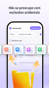 Recuperação arquivos de fotos screenshot
