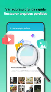 Recuperação de arquivos screenshot