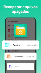 Recuperação de arquivos screenshot