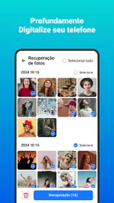 Recuperação de fotos screenshot