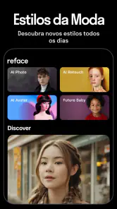 Reface: Editor de Foto e Vídeo screenshot