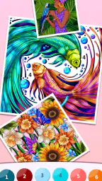 Relax - pintar por números 4