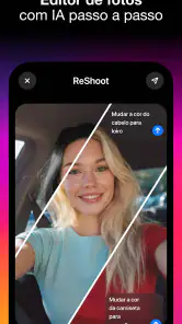 ReShoot: Fotos e Edição com IA screenshot