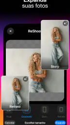 ReShoot: Fotos e Edição com IA 5