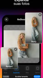 ReShoot: Fotos e Edição com IA screenshot