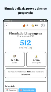 respostaCerta: Questões ENEM screenshot