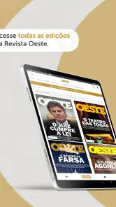 Revista Oeste screenshot