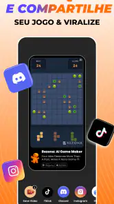 Rezona: Criar Jogos IA screenshot