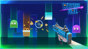 Rhythm Fire - Jogo de Tiro EDM screenshot
