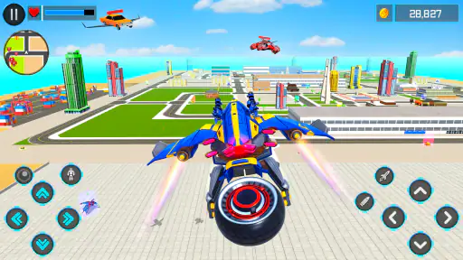 Robot Transform War Car Games 3