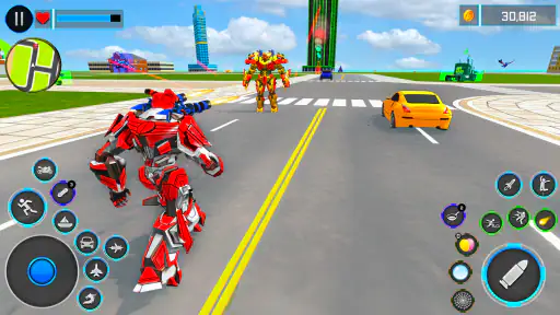 Robot Transform War Car Games 5