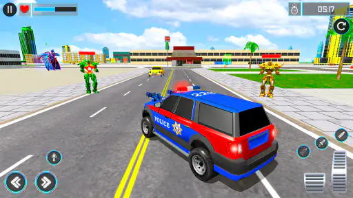Robot Transform War Car Games 7