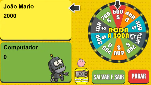 Roda Roda jogo leve de palavra 5