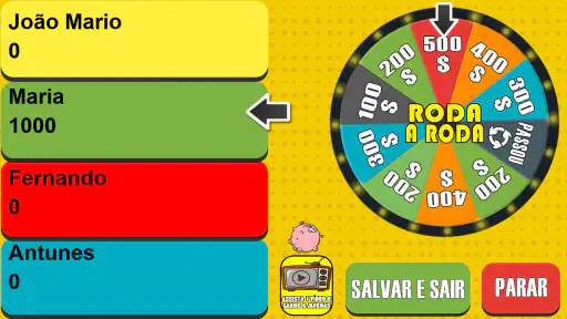 Roda Roda jogo leve de palavra 6