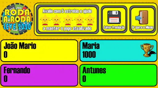 Roda Roda jogo leve de palavra 7