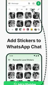 Romantic Love Emoji WAStickers screenshot